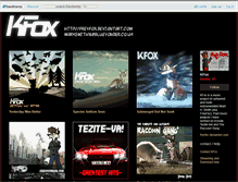 Tablet Screenshot of kfoxmusic.bandcamp.com