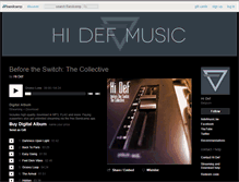 Tablet Screenshot of hidefmusicbelgium.bandcamp.com