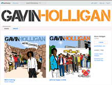 Tablet Screenshot of gavin.bandcamp.com