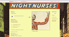 Desktop Screenshot of nightnurses.bandcamp.com
