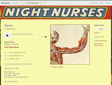 Tablet Screenshot of nightnurses.bandcamp.com