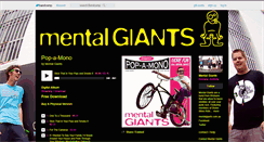 Desktop Screenshot of mental-giants.bandcamp.com