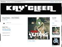 Tablet Screenshot of kaycleen.bandcamp.com