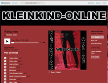 Tablet Screenshot of kleinkind-online.bandcamp.com
