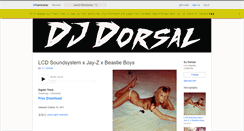 Desktop Screenshot of djdorsal.bandcamp.com