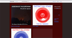 Desktop Screenshot of diztrictallstarz.bandcamp.com