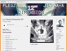Tablet Screenshot of flegz.bandcamp.com