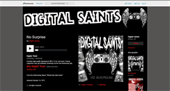 Desktop Screenshot of digitalsaints.bandcamp.com