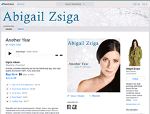 Tablet Screenshot of abigailzsiga.bandcamp.com
