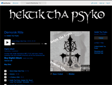 Tablet Screenshot of hektikthapsyko.bandcamp.com