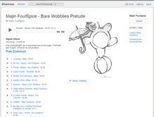 Tablet Screenshot of majin-foulspice-ssl.bandcamp.com