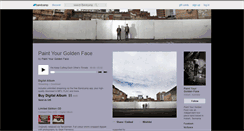 Desktop Screenshot of paintyourgoldenface.bandcamp.com