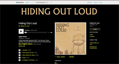 Desktop Screenshot of hidingoutloud.bandcamp.com