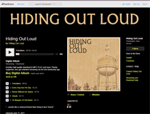 Tablet Screenshot of hidingoutloud.bandcamp.com