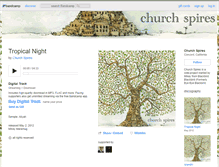 Tablet Screenshot of churchspires.bandcamp.com