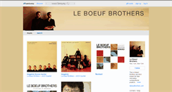 Desktop Screenshot of leboeufbrothers.bandcamp.com