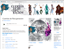 Tablet Screenshot of cuentosderecuperacion.bandcamp.com