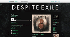 Desktop Screenshot of despiteexile.bandcamp.com