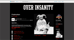 Desktop Screenshot of overinsanity.bandcamp.com