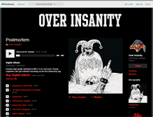 Tablet Screenshot of overinsanity.bandcamp.com