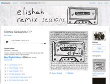 Tablet Screenshot of elishah.bandcamp.com