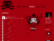 Tablet Screenshot of cretinfamily.bandcamp.com