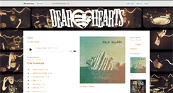 Desktop Screenshot of dearhearts.bandcamp.com