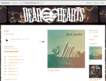 Tablet Screenshot of dearhearts.bandcamp.com