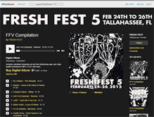 Tablet Screenshot of freshfest.bandcamp.com