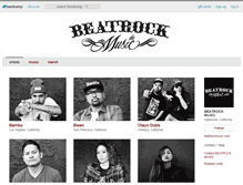 Tablet Screenshot of beatrockmusic.bandcamp.com