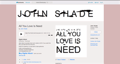 Desktop Screenshot of johnshade.bandcamp.com