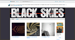 Desktop Screenshot of blackskies.bandcamp.com