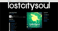 Desktop Screenshot of lostcitysoul.bandcamp.com