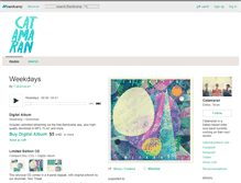 Tablet Screenshot of catamaran.bandcamp.com