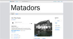 Desktop Screenshot of matadorsleeds.bandcamp.com