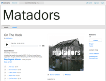 Tablet Screenshot of matadorsleeds.bandcamp.com