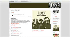 Desktop Screenshot of geektheband.bandcamp.com