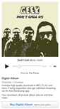 Mobile Screenshot of geektheband.bandcamp.com