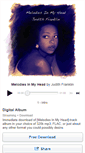 Mobile Screenshot of judithfranklinonline.bandcamp.com