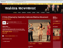 Tablet Screenshot of mahinamovement.bandcamp.com