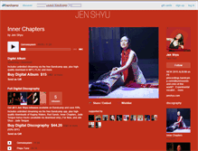 Tablet Screenshot of jenshyu.bandcamp.com