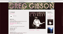 Desktop Screenshot of greggibsonmusic.bandcamp.com