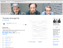 Tablet Screenshot of heartbeatcity.bandcamp.com