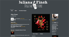 Desktop Screenshot of julianafinch.bandcamp.com