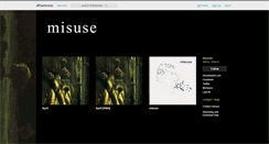 Desktop Screenshot of misuse.bandcamp.com