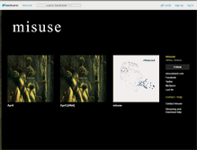 Tablet Screenshot of misuse.bandcamp.com