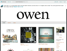 Tablet Screenshot of owenmusic.bandcamp.com