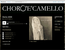 Tablet Screenshot of choroecamello.bandcamp.com