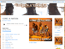 Tablet Screenshot of crownathornz.bandcamp.com