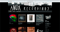 Desktop Screenshot of amokrecordings.bandcamp.com